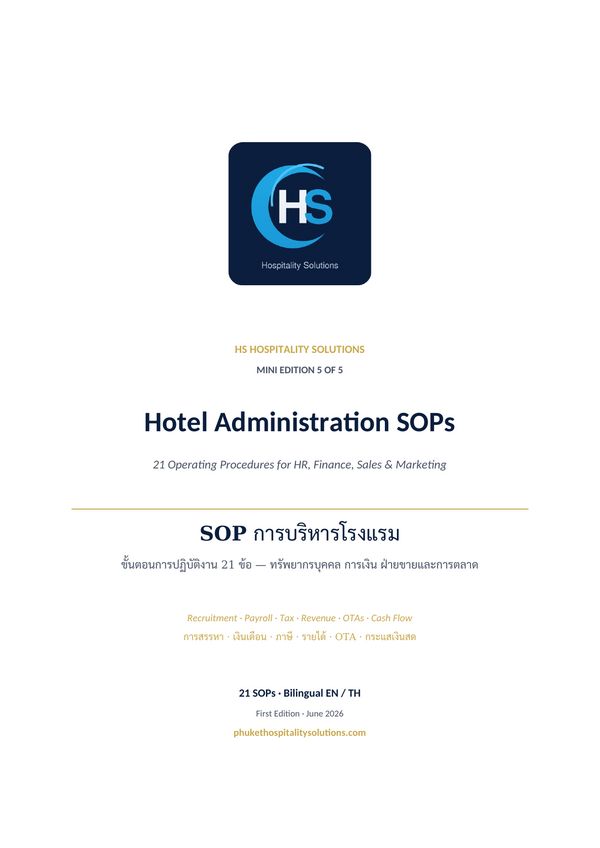 Hotel Administration SOPs cover